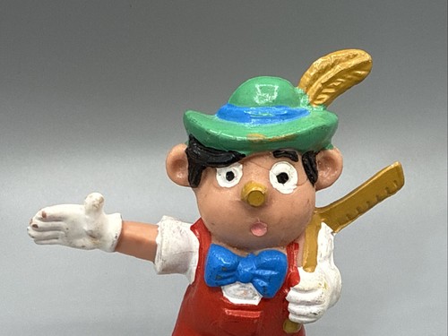 Vintage 1980's Pinocchio PVC/ Rubber 3.5" Figure Juplay Jupplay Spain - Picture 2 of 13