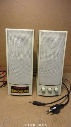 LEGATO BAROQUER Speaker Set White / Beige - Scratched sides - 3.5mm jack