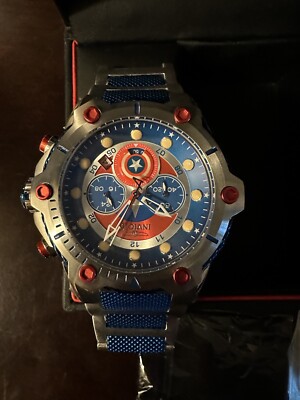 Invicta Marvel Captain America Bolt 51mm Steel Limited
