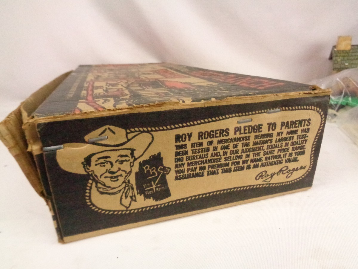 complete Roy Rogers RODEO RANCH  (1957) medel # 3996 オリジナル USA製 アメリカン トイ デットストック フィギュア 当時物 ヴィンテージ complete Roy Rogers RODEO RANCH (1957) medel # 3996