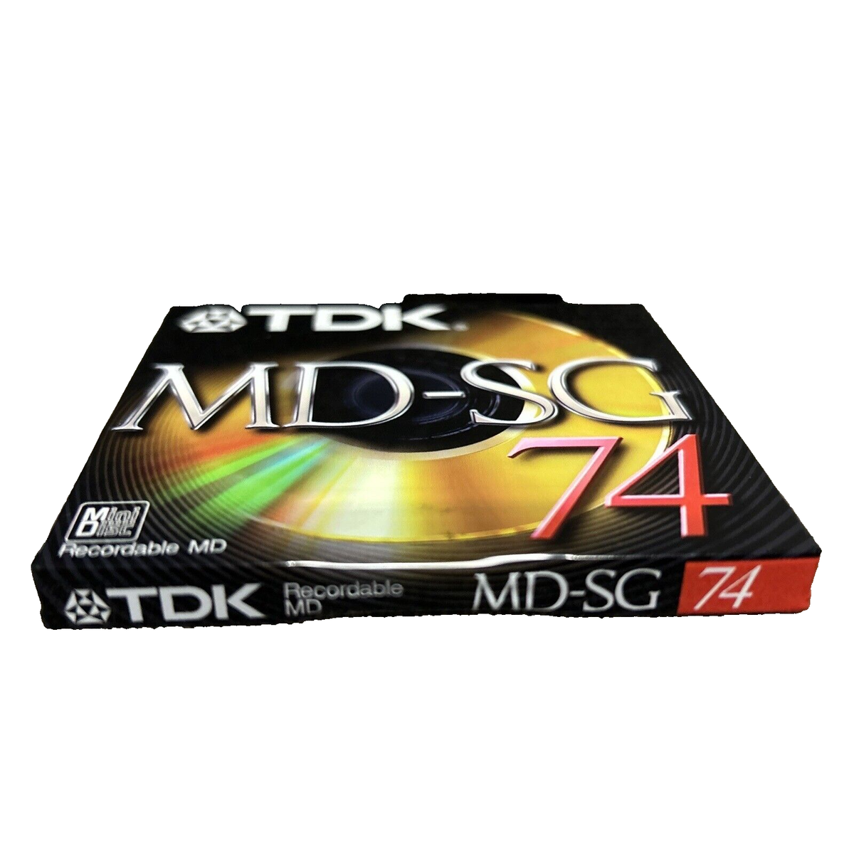 TDK Md-sg 74 Mini Discs Minidisc Recordable Gold Disks for sale