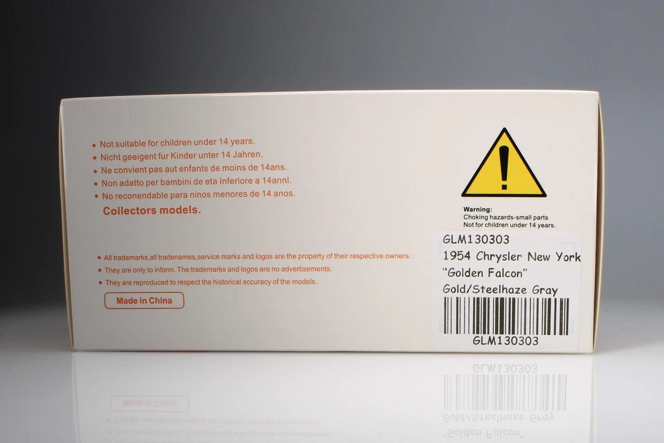 1954 Chrysler New Yorker Hardtop "Golden Falcon" - Ouro/Cinza 1:43 GLM GLM 130303 - Imagem 4 de 4
