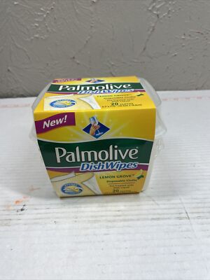 Palmolive Dish Wipes Lemon Pretreated Disposable Cloths Camping Discontinued
