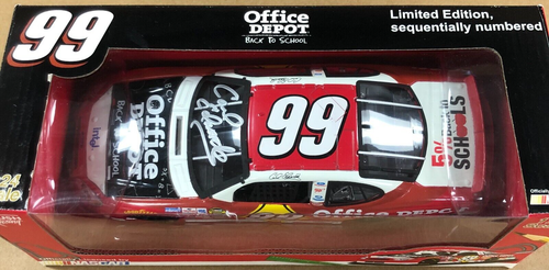 Carl Edwards #99 Office Depot 2005 Fusion 1:24 scale AUTOGRAPHED Team Caliber - Picture 2 of 4