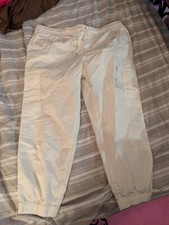 Tommy Hilfiger THFlex womens XXL white stretch jogger pants NWT