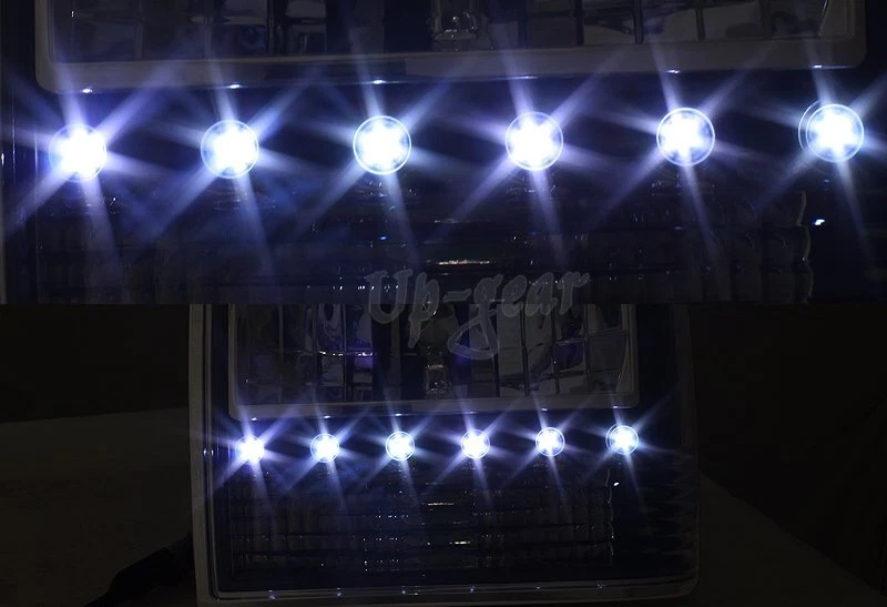 Faros delanteros LED + parachoques + esquina carcasa negra para Ford Explorer 1991-1994 Foto 3 de 4