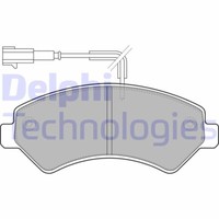 Bremsbelagsatz, Scheibenbremse LP1993 Delphi FüR Fiat CitroËN Peugeot