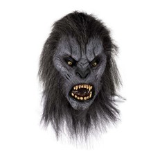 Ghoulish Productions Gray Wolfman Latex Face Mask Horror Halloween Cosplay