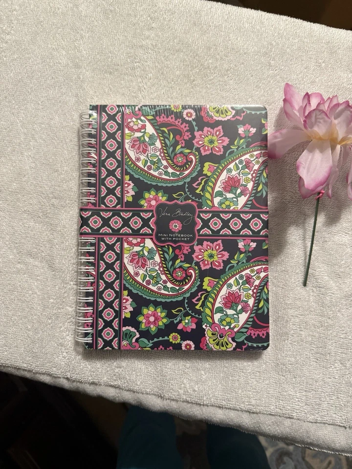 Mini cuaderno Vera Bradley Petal Paisley 6” X 8” X 0,5” Nuevo con etiquetas Foto 2 de 4