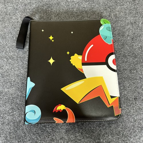 Pokemon Trading Card Games Collection Binder Black Holds 720 Cards 9