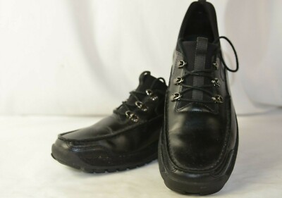 Cole Haan City Bicycle Toe Men Shoes Size 9.5 M Black Leather Comfort Lace Up Cole Haan Men 9.5M 42,5 City Black Leather Ankle Boots Lace  main image 3
