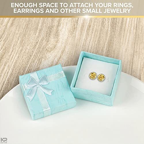 Hemoton 24pcs Red Ring Boxes - Small Jewelry Display Boxes For Rings & Earrings