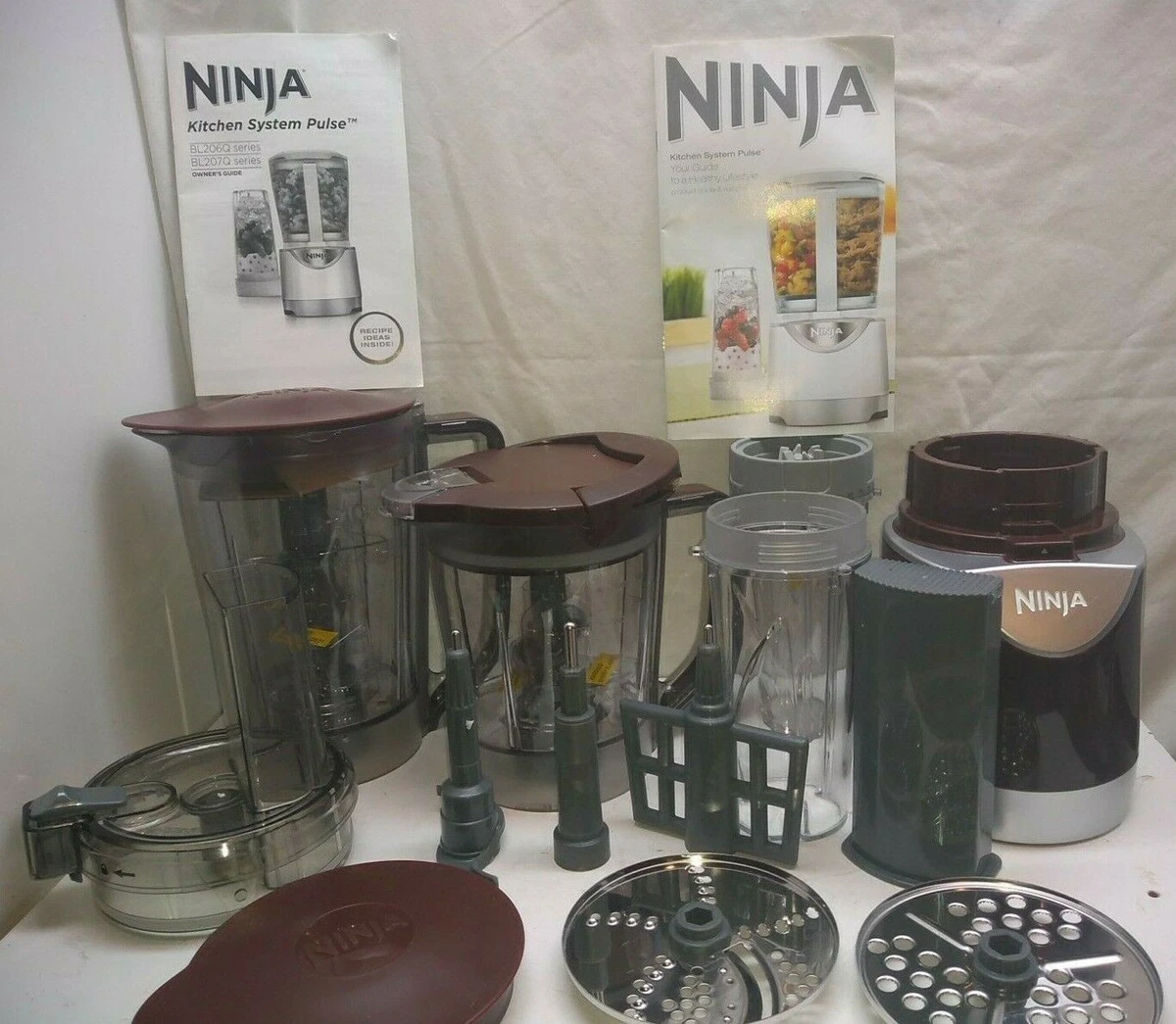 Ninja Kitchen System Pulse 48oz Blender w/ Slicer&Shredder 