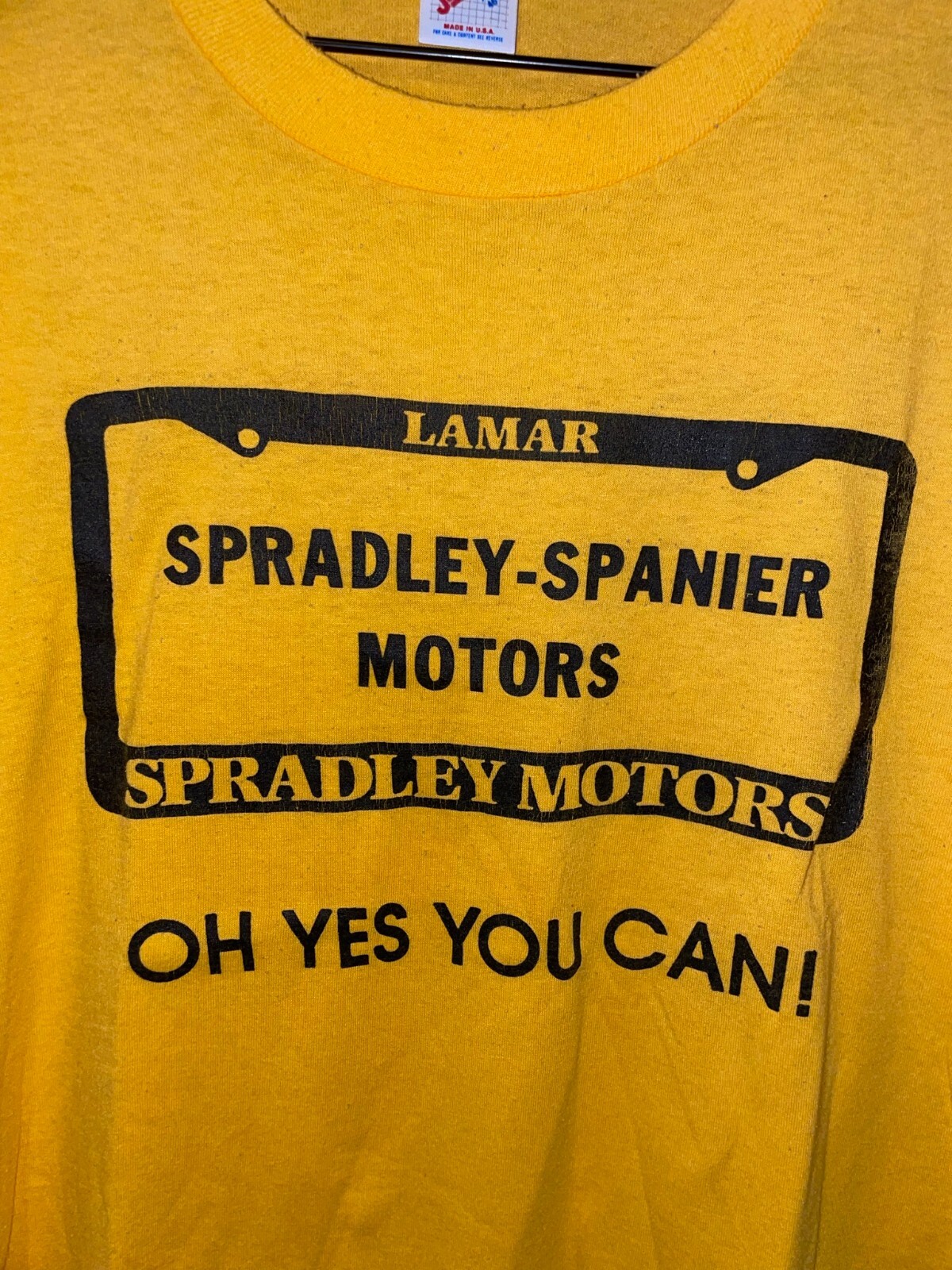 1980s Lamar Spradley Spanier Motors Yes You Can Yello… Gem