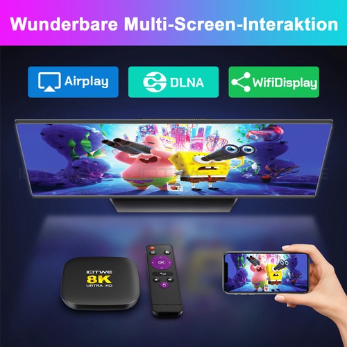 2025 NUEVO Android 13.0 8K Smart TV BOX 4+128 GB Doble WIFI Red Reproductor multimedia - Imagen 49 de 74