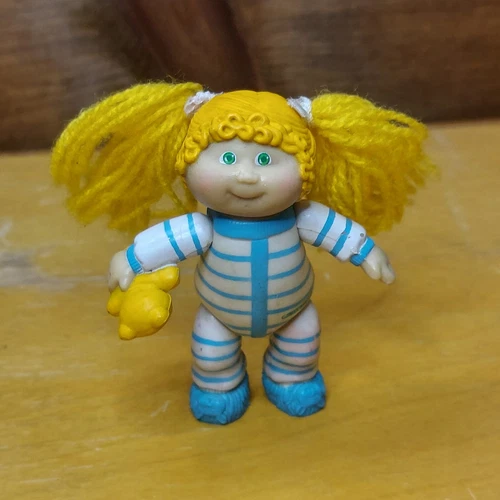 1984 Vintage Cabbage Patch Doll Articulated Plastic Figure Girl