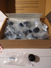 Ravinte 55 Pack 1-1/4 inch Kitchen Cabinet Knobs Drawer Knobs Dresser Black New