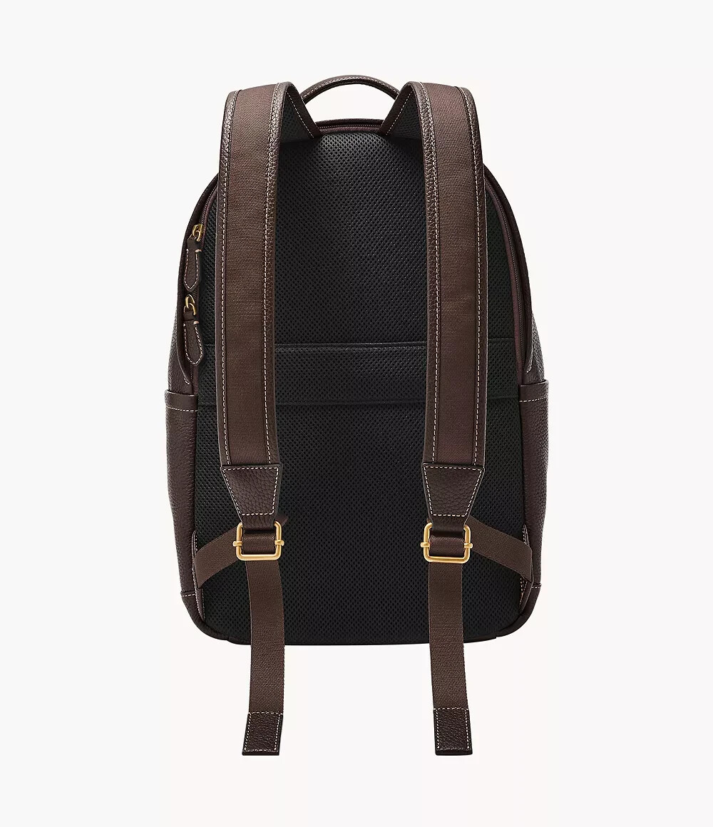 Fossil Buckner Leather Backpack Brown MBG9631203