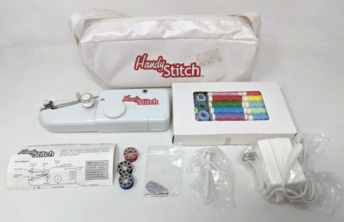 Vintage Idea Village Handy Stitch Handheld Portable Battery Sewing Machine F24 - Afbeelding 1 van 12