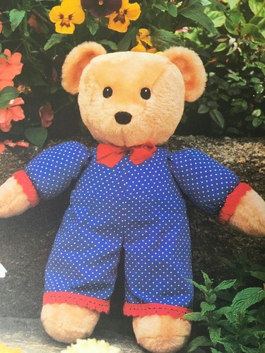 SEWING PATTERN Jean Greenhowe Two tubby teddies Teddy bear boy girl 45cm tall - Imagen 3 de 4