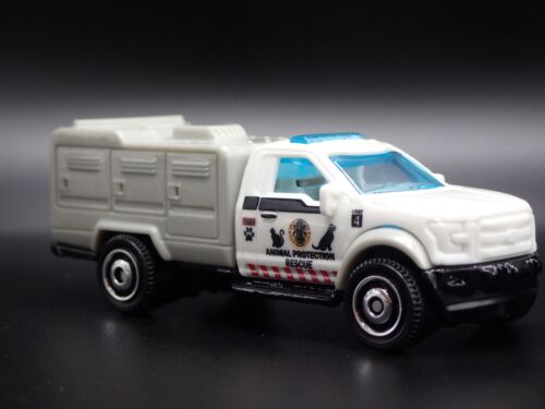 2009-2014 Ford Pick-Up Camion Animale Controllo Bianco 1/64 MB Modello Auto - Foto 4 di 7