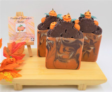 Frosted Pumpkin Soap - Fall Soap
