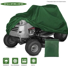Fit Decks to 72" Heavy Duty 420D Lawn Tractor Mower Cover All Weather Resistant 