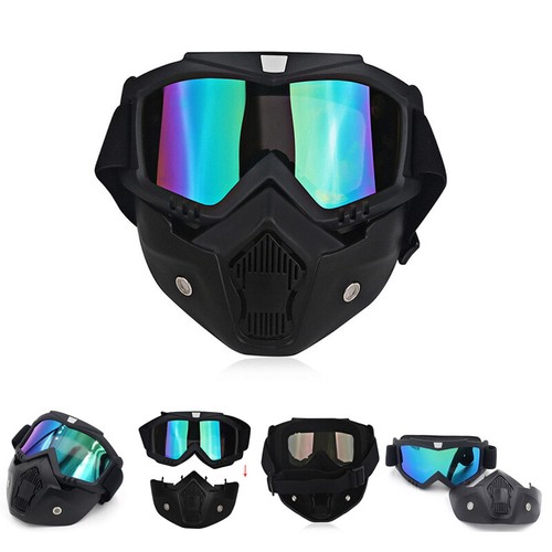 Motorrad-Gesichtsmaske Brille Off Road Motocross MX ATV Dirt Bike Helm UV Gläser - Bild 3 von 24