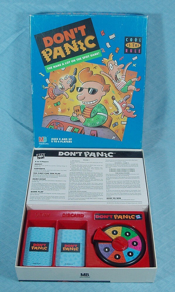 Don't Panic Game, Milton Bradley, 1990 | eBay