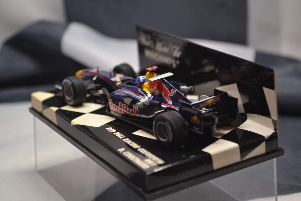 F1 クルサード　D.COULTHARD 2005 ミニヘルメットフィギュア MINICHAMPS F1 1/43 Red Bull Racing Rb1 Coulthard 2005 for