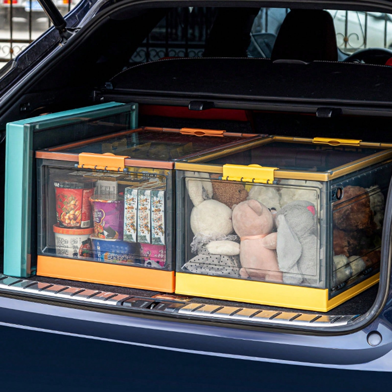 Stackable Foldable Storage Box with ASDFG Discounts – Space-Saving Organizer