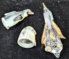 17 Penguin Figurines Crystal Porcelain Glass Delft Resin Metal Various Sizes — photo 6