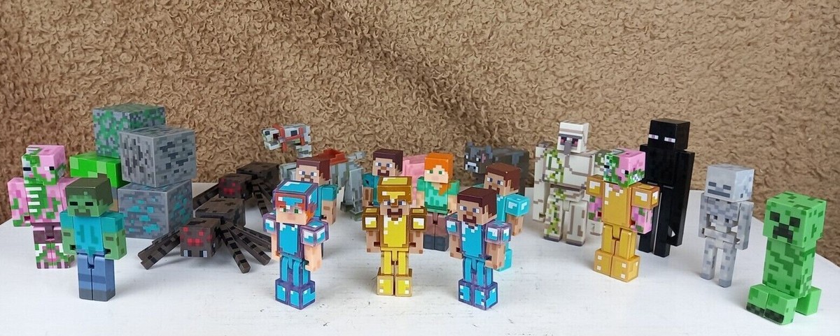 Minecraft Jazwares Plastic Jointed 2.75