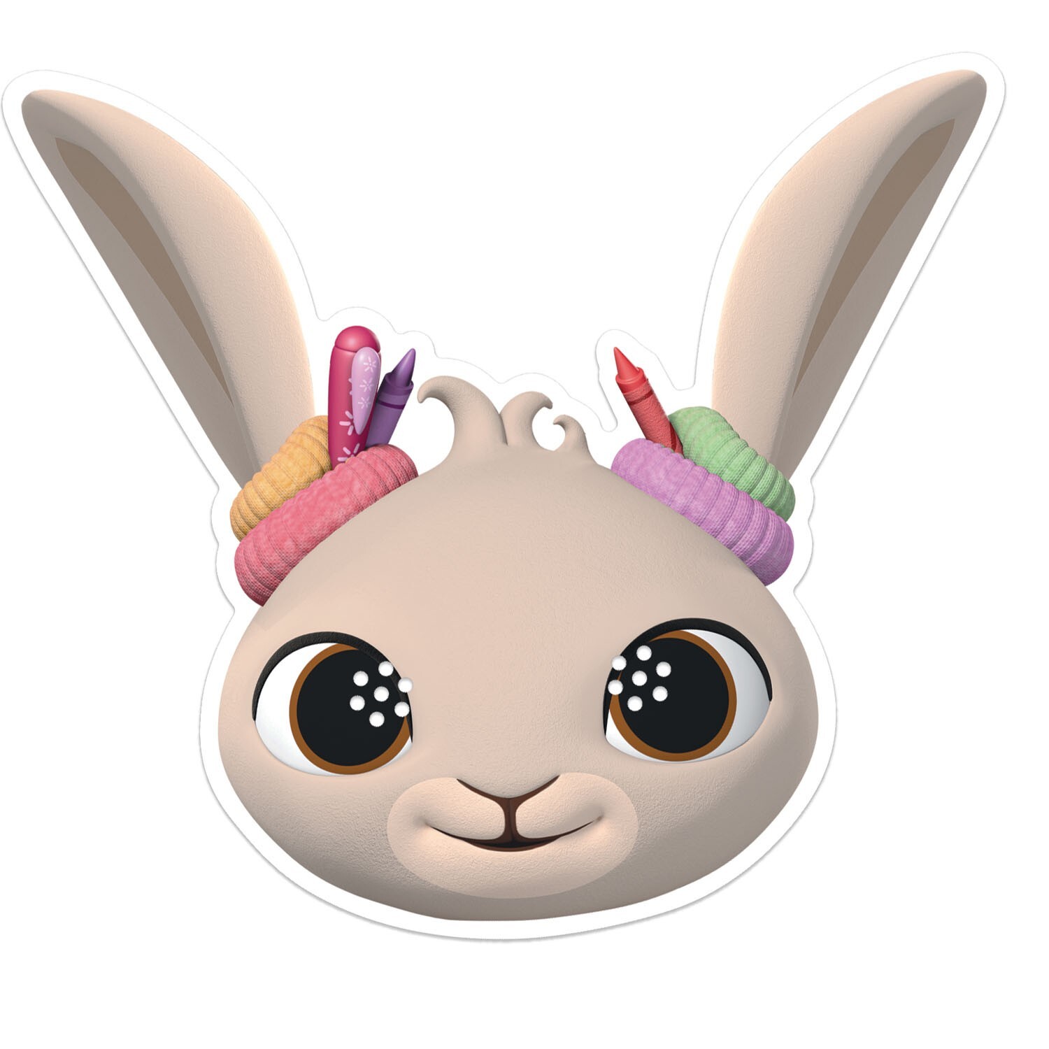 Coco from Bing Official 2D Card Party Face Mask - Party Fun