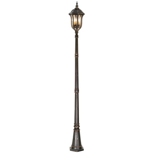 Feiss Baton Rouge 4Lt Lamp Post Finish: Walnut Wired: 4X60W E14 220-240V 50Hz, I - 第 1/1 張圖片