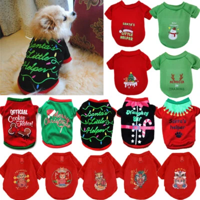 MARKENLOS Weihnachtskleidung Für Hunde Weihnachtskostüme Für Kleine Haustier с