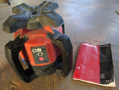 Hilti PR 30-HVS A12 Rotating Laser Level with Manual. For Repair or For Parts.