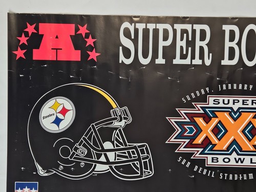 Poster Starline Dallas Cowboys VS Steelers 1996 Super Bowl XXX 30 22,25x34,5" - Foto 4 di 7
