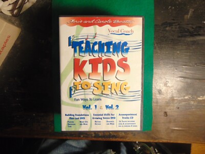 Teaching Kids To Sing Vol 1&2 Chris Carol Beatty Vocal Coach DVD with CD 1999