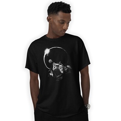 Mondlandefähre T-Shirt Finsternis und Astronaut Weltraum Sonne und Mond Geburtstag Geschenk