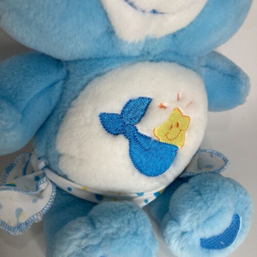 Vintage Care Bears Baby Hugs Tugs 2004 Windel blau Plüschtier Stofftier Spielzeug 10 Zoll - Bild 10 von 12