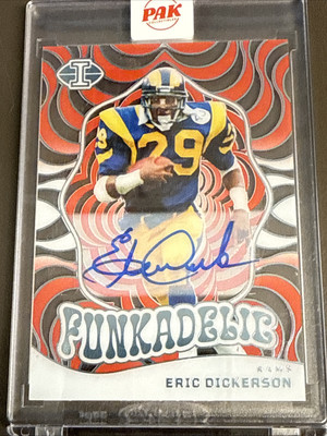 2023 Illusions Eric Dickerson #6 Red Funkadelic Auto /25 HOF LA Rams Legend