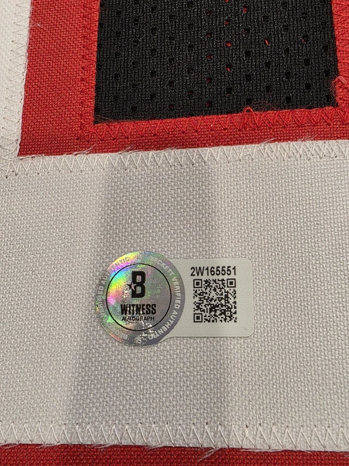 Roddy White Autographed/Signed Jersey Beckett Black Custom Jersey - Image 3 of 4