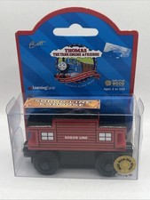 Thomas  Friends Wooden Train SODOR LINE CABOOSE 1999 BA NEW IN BOX Brown Label