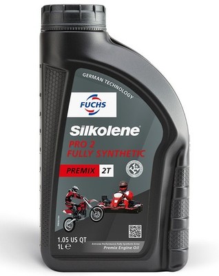 FUCHS SILKOLENE PRO 2 Motoröl 1 Liter 2-Takt Öl Premix vollsynthetisch Ester 2T