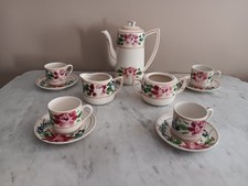 12pc 1930's Mini Handpainted Ceramic Tea Set. Japan