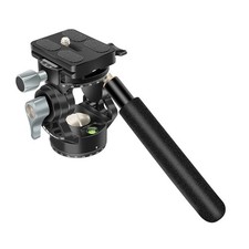 Mini Tripod Fluid Drag Pan Head With Arca Quick Release Plate and Handle