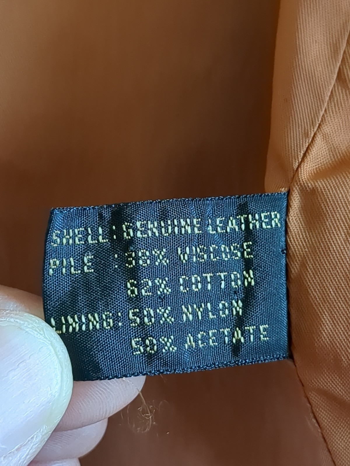 Vtg Express Patchwork Leather Jacket Cow Women Br… - image 14