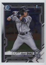 2021 Bowman Chrome Prospects Eddy Diaz #BCP-33 14tz