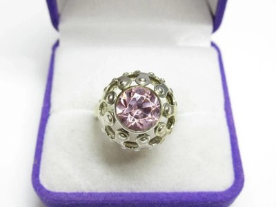 Royal Vintage Estate Amethyst Ring Sterling Silver 875 Soviet Jewelry Size 6.5